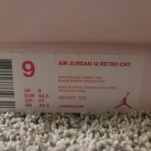 Air Jordan 12 Retro CNY Mens